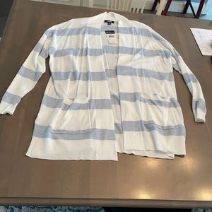 Chaps striped cardigan
